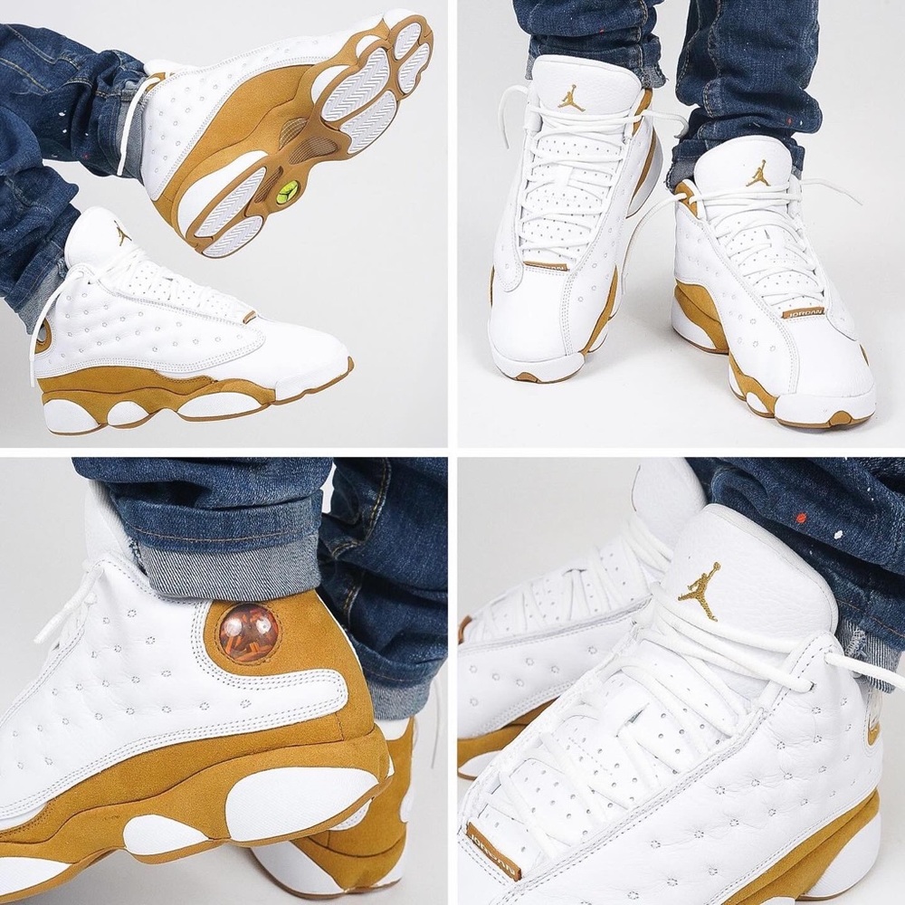 NIKE AIR JORDAN XIII 13 RETRO DEFINING MOMENTS DMP GOLD BRED